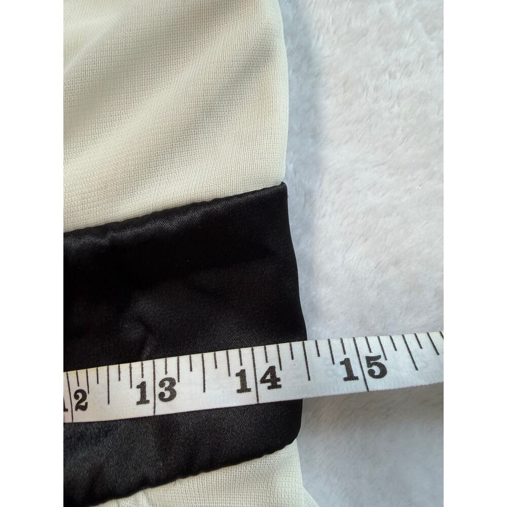 Speechless Y2K Ivory Black Coquette Sabrina Britney Babydoll Dress Medium - Picture 4 of 10